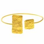 Catherine Bijoux Βραχιόλι E594-Χρυσό-Ορείχαλκος επιμετάλλωση 6cm