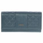 Lavor 1-6004 Μεγάλο Δερμάτινο Γυναικείο Πορτοφόλι Μπλε Ανοιχτό