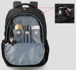 Tigernu T-B3399 Υφασμάτινo Σακίδιο Πλάτης Για Laptop 15,6'' Σε Χρώμα Μαύρο - Image 2
