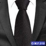 Ανδρική Γραβάτα Πουά Original Men's Fashion Black 8cm - Image 2