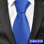 Ανδρική Γραβάτα Μονόχρωμη Original Men's Fashion Μπλε 6cm - Image 2