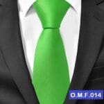 Ανδρική Γραβάτα Μονόχρωμη Original Men's Fashion Πράσινη 8cm - Image 2