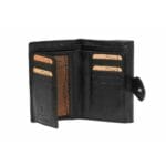 Lavor 1-6016 Μικρό Δερμάτινο Γυναικείο Πορτοφόλι Με RFID Μαύρο - Image 2