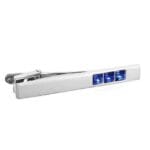 Ανδρικό Clip Γραβάτας Original Men's Fashion Από Ατσάλι Σε Μπλε Crystal Blue