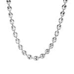 Original Mens Fashion Ανδρική Αλυσίδα Λαιμού Hip Hop Silver Πλάτους 1,2cm και Μήκους 52cm Από Ατσάλι 316L