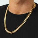 Original Mens Fashion Ανδρική Αλυσίδα Λαιμού Cuban Maiami Large Golden Πλάτους 1,2cm και Μήκους 57cm Από Ατσάλι 316L - Image 2
