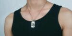 Original Mens Fashion Μενταγιόν Με Γρανάζια Silver Μήκους 60cm Με Αλυσίδα Από Ατσάλι - Image 4