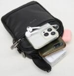 Lavor 709 Αδιάβροχο Τσαντάκι Ώμου / Χιαστί Σε Χρώμα Μαύρο - Image 5