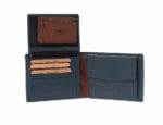 Lavor 1-6035 Δερμάτινο Ανδρικό Πορτοφόλι Με RFID Μπλε - Image 2
