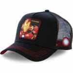 Super Kids Caps Παιδικό Καπέλο Jockey Υφασμάτινο Iron Man Μαύρο