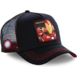 Super Kids Caps Παιδικό Καπέλο Jockey Υφασμάτινο Iron Man Μαύρο - Image 2