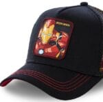 Super Kids Caps Παιδικό Καπέλο Jockey Υφασμάτινο Iron Man Μαύρο - Image 3