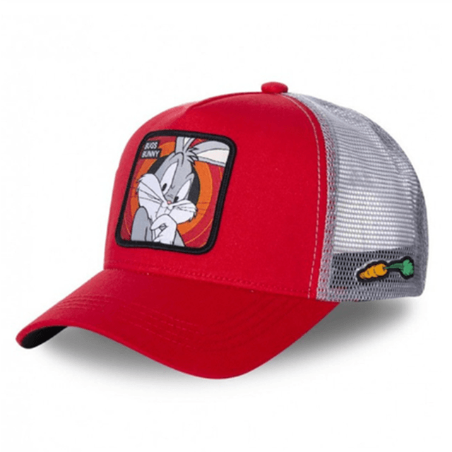 super kids caps bugs bunny Super Kids Caps Παιδικό Καπέλο Jockey Υφασμάτινο Bugs Bunny Κόκκινο - Image 1