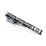 Set Ανδρικά Μανικετόκουμπα Original Mens Fashion και Clip Γραβάτας Από Ατσάλι Σε Ασημί και Μαύρο Σταυρός Knights Templar Black Cross - Image 3