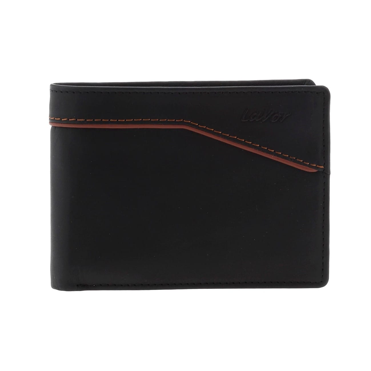 lavor 1-6035 black Lavor 1-6035 Δερμάτινο Ανδρικό Πορτοφόλι Με RFID Μαύρο - Image 1