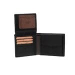 Lavor 1-6049 Δερμάτινο Ανδρικό Πορτοφόλι Με RFID Μαύρο - Image 2