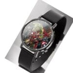 Super Kids Παιδικό Αναλογικό Ρολόι Με Λουράκι Από Καουτσούκ/Πλαστικό Super Heroes Μαύρο - Image 3