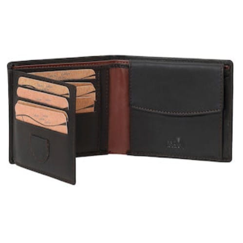 Lavor 1-6060 Δερμάτινο Ανδρικό Πορτοφόλι Με RFID Καφέ - Image 2