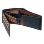 Lavor 1-6060 Δερμάτινο Ανδρικό Πορτοφόλι Με RFID Μπλε - Image 3