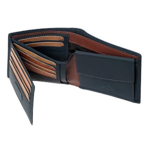 Lavor 1-6060 Δερμάτινο Ανδρικό Πορτοφόλι Με RFID Μπλε - Image 3