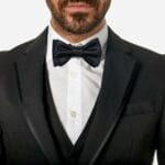Ανδρικό Παπιγιόν Original Men's Fashion Με Σχέδια σε Χρώμα Μαύρο - Image 2