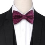 Ανδρικό Παπιγιόν Original Men's Fashion Με Black Gears σε Χρώμα Φούξια - Image 2