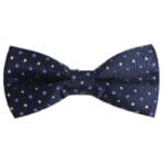 Ανδρικό Παπιγιόν Original Men's Fashion Με White Dots σε Χρώμα Navy Blue