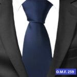 Ανδρική Γραβάτα Original Men's Fashion Brilliant Blue 6cm - Image 2