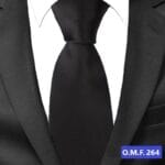 Ανδρική Γραβάτα Original Men's Fashion Brilliant Black 6cm - Image 2