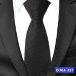 Ανδρική Γραβάτα Original Men's Fashion Black Garden 6cm - Image 2