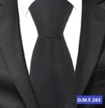 Ανδρική Γραβάτα Original Men's Fashion Black Blocks 6cm - Image 2