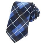 Ανδρική Γραβάτα Καρό Original Men's Fashion Blue Squares 6cm