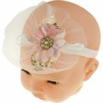 Like You Παιδική Κορδέλα Μαλλιών Francesilla Με Τούλι και Λουλούδια Σε Ροζ