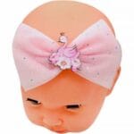 Like You Παιδική Κορδέλα Μαλλιών Wooden Swan Με Φιόγκο Τούλι και Ξύλινο Κύκνο Σε Ροζ