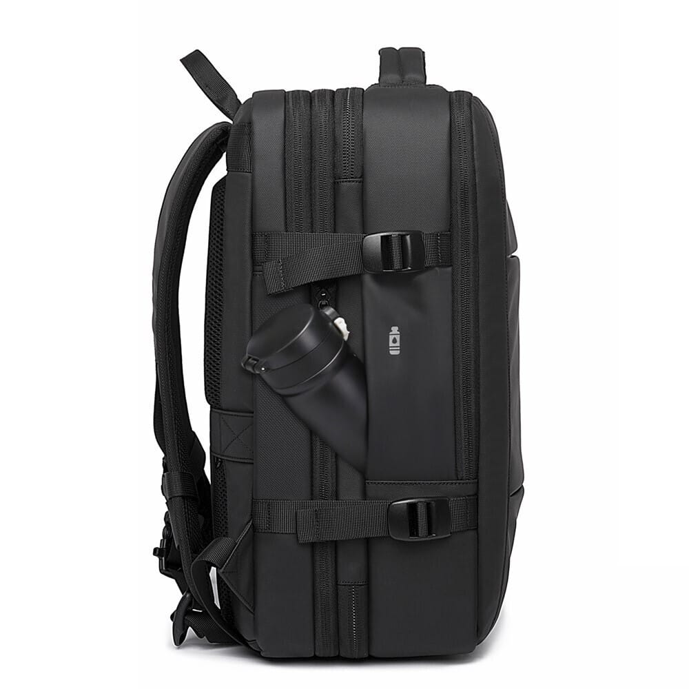 Bange 1908 Plus Αδιάβροχη Τσάντα Πλάτης για Laptop 17.3" Σε Χρώμα Μαύρο - Image 2