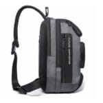 Bange 7086 Ανδρική Τσάντα Στήθους Σε Χρώμα Γκρι - Image 2