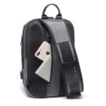 Bange 7086 Ανδρική Τσάντα Στήθους Σε Χρώμα Γκρι - Image 4