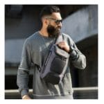 Bange 7086 Ανδρική Τσάντα Στήθους Σε Χρώμα Γκρι - Image 7