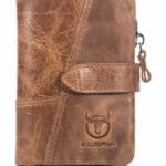 Bull Captain QB-V 01 Δερμάτινο Ανδρικό Πορτοφόλι με RFID Ταμπά