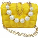 Pink Lady Παιδική Τσάντα Ώμου / Χιαστί Από Δερματίνη Dream Pillow Σε Κίτρινο