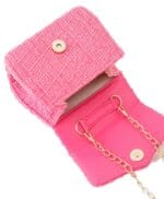 Pink Lady Παιδική Τσάντα Ώμου / Χιαστί Υφασμάτινη Princess Σε Φούξια - Image 3