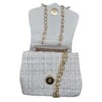 Pink Lady Παιδική Τσάντα Ώμου / Χιαστί Υφασμάτινη Princess Σε Λευκό - Image 3