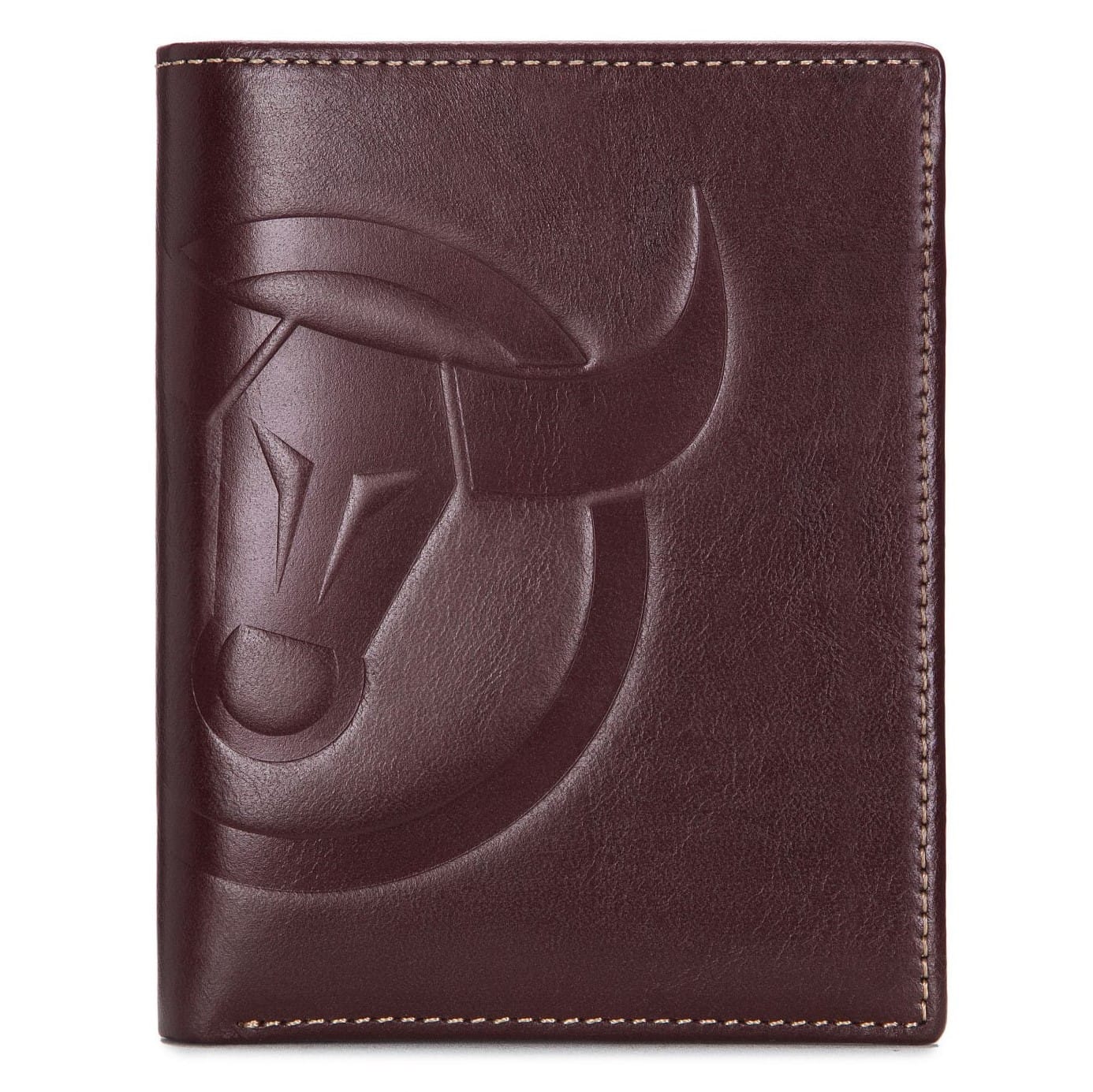 BULL CAPTAIN ANTRIKO PORTOFOLI-QB0203-V Bull Captain QB0203-V Δερμάτινο Ανδρικό Πορτοφόλι Καφέ - Image 1
