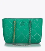 Axel 1010-3243 Γυναικεία Τσάντα Ώμου Με Αλυσίδα Σε Green