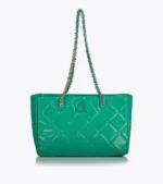 Axel 1010-3243 Γυναικεία Τσάντα Ώμου Με Αλυσίδα Σε Green - Image 4