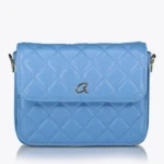 Axel 1010-0728 Dinah Γυναικεία Τσάντα Χιαστί Καπιτονέ Σε Blue