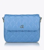 Axel 1010-0728 Dinah Γυναικεία Τσάντα Χιαστί Καπιτονέ Σε Blue