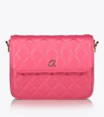 Axel 1010-0728 Dinah Γυναικεία Τσάντα Χιαστί Καπιτονέ Σε Fuxia