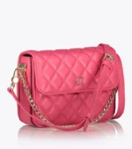 Axel 1010-0728 Dinah Γυναικεία Τσάντα Χιαστί Καπιτονέ Σε Fuxia - Image 2