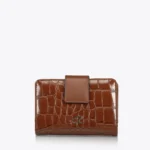 Axel 1101-1551 Urania Γυναικείο Πορτοφόλι Με Κροκό Σχέδιο Σε Brown